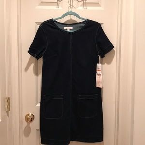 Denim short sleeve dress, Vince Camuto, NWT